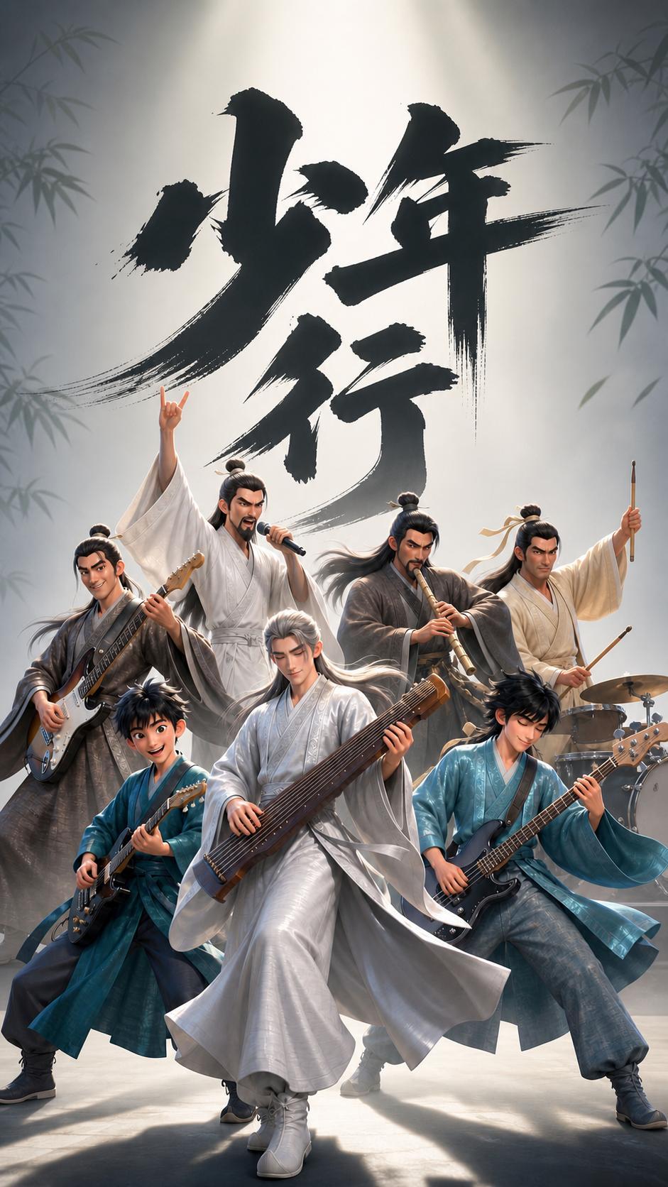 七贤摇滚项目视觉
